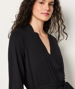 ETAM Pijamas Esenciales|Ponchos, Sudaderas Y Chaquetas|Bata NEGRO