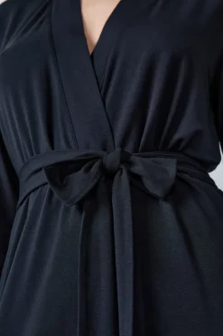 ETAM Pijamas Esenciales|Ponchos, Sudaderas Y Chaquetas|Bata NEGRO