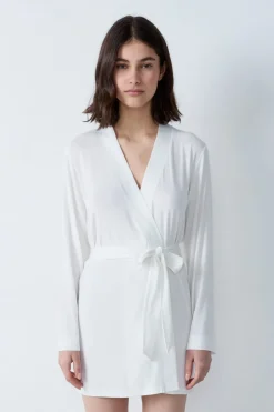 ETAM Pijamas Esenciales|Ponchos, Sudaderas Y Chaquetas|Bata CRUDO