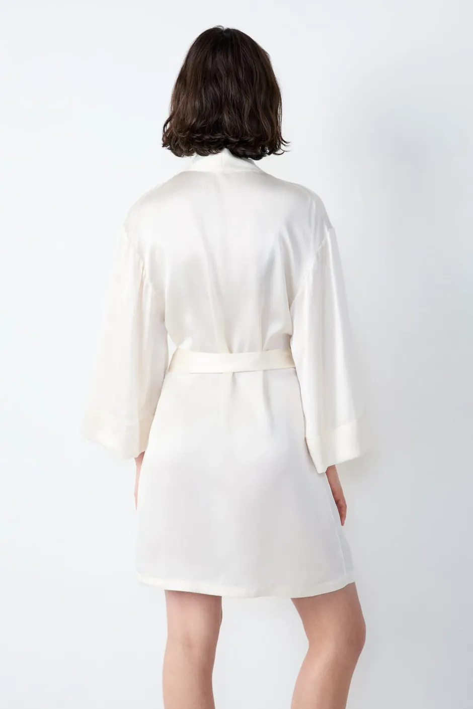 ETAM Pijamas Para Novias|Pijamas De Seda|Bata de seda PERLA