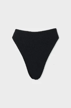 ETAM High Leg|Bikini|Bikini de pierna alta con braguita elástica NEGRO