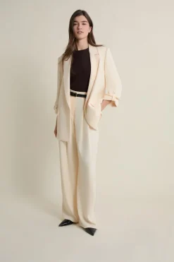 ETAM Chaquetas|Blazers|Blazer manches longues VANILLE