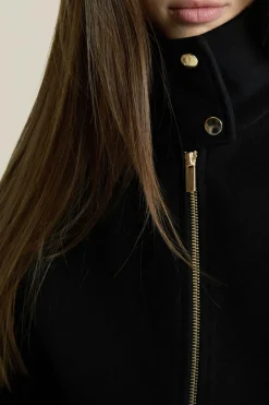 ETAM Chaquetas|Bombers|Blouson effet bomber NOIR