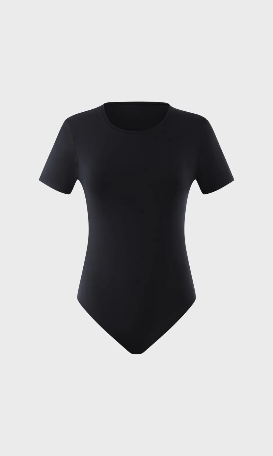 ETAM Bodys|Body de manga corta de microfibra NEGRO