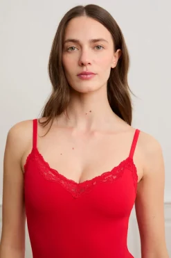 ETAM Bodys|Body de microfibra ROJO