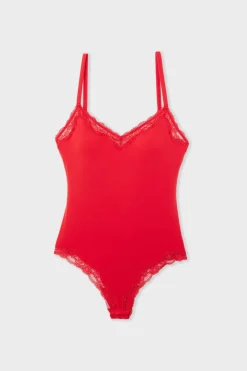 ETAM Bodys|Body de microfibra ROJO