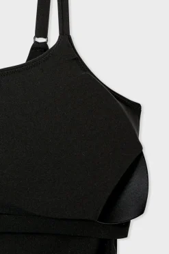 ETAM Bodys|Body de microfibra NEGRO