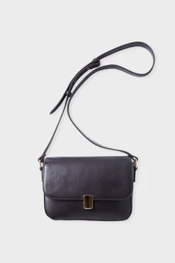 ETAM Bolsos|Bolso de cuero estampado NEGRO