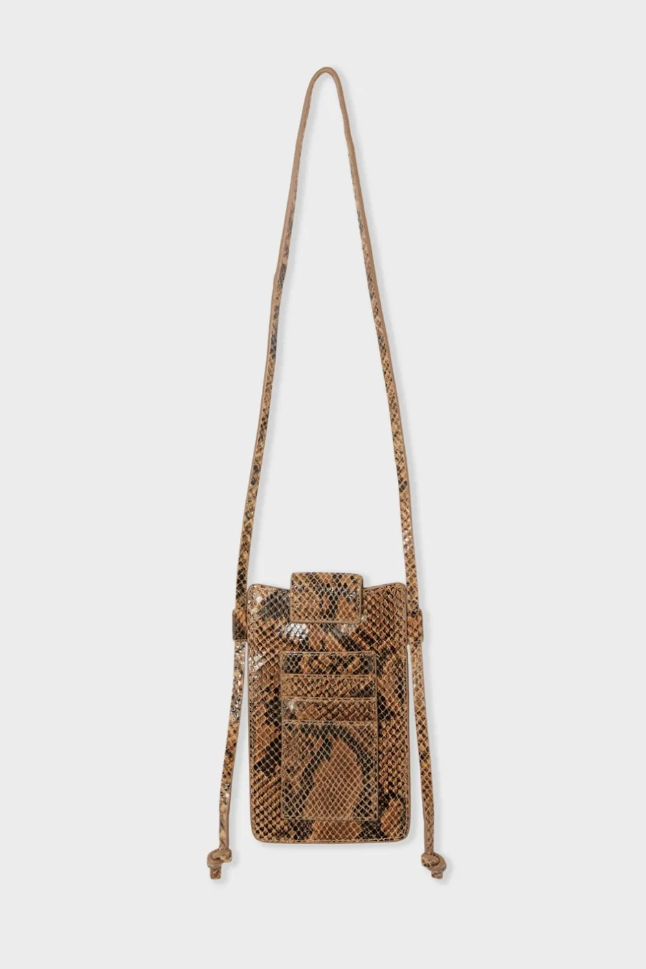 ETAM Bolsos|Bolso de cuero estampado BEIGE
