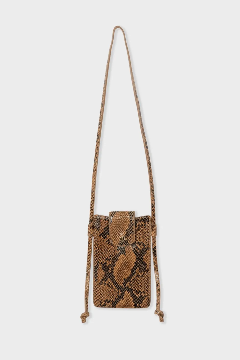 ETAM Bolsos|Bolso de cuero estampado BEIGE