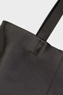 ETAM Bolsos|Bolso de mano de cuero NEGRO
