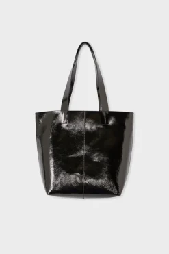 ETAM Bolsos|Bolso de mano de cuero NEGRO