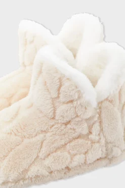 ETAM Zapatillas|Botines de tejido ultrasuave CRUDO