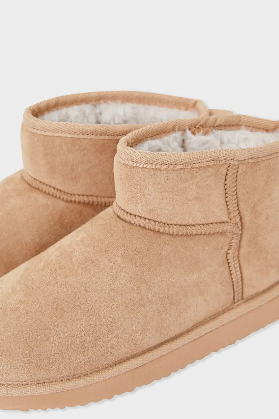 ETAM Zapatillas|Homewear|Botines forrados BEIGE