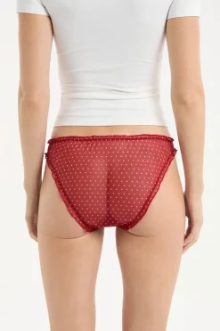 ETAM Braguita|Braguitas Party|Braga bloomer estampada ROJO
