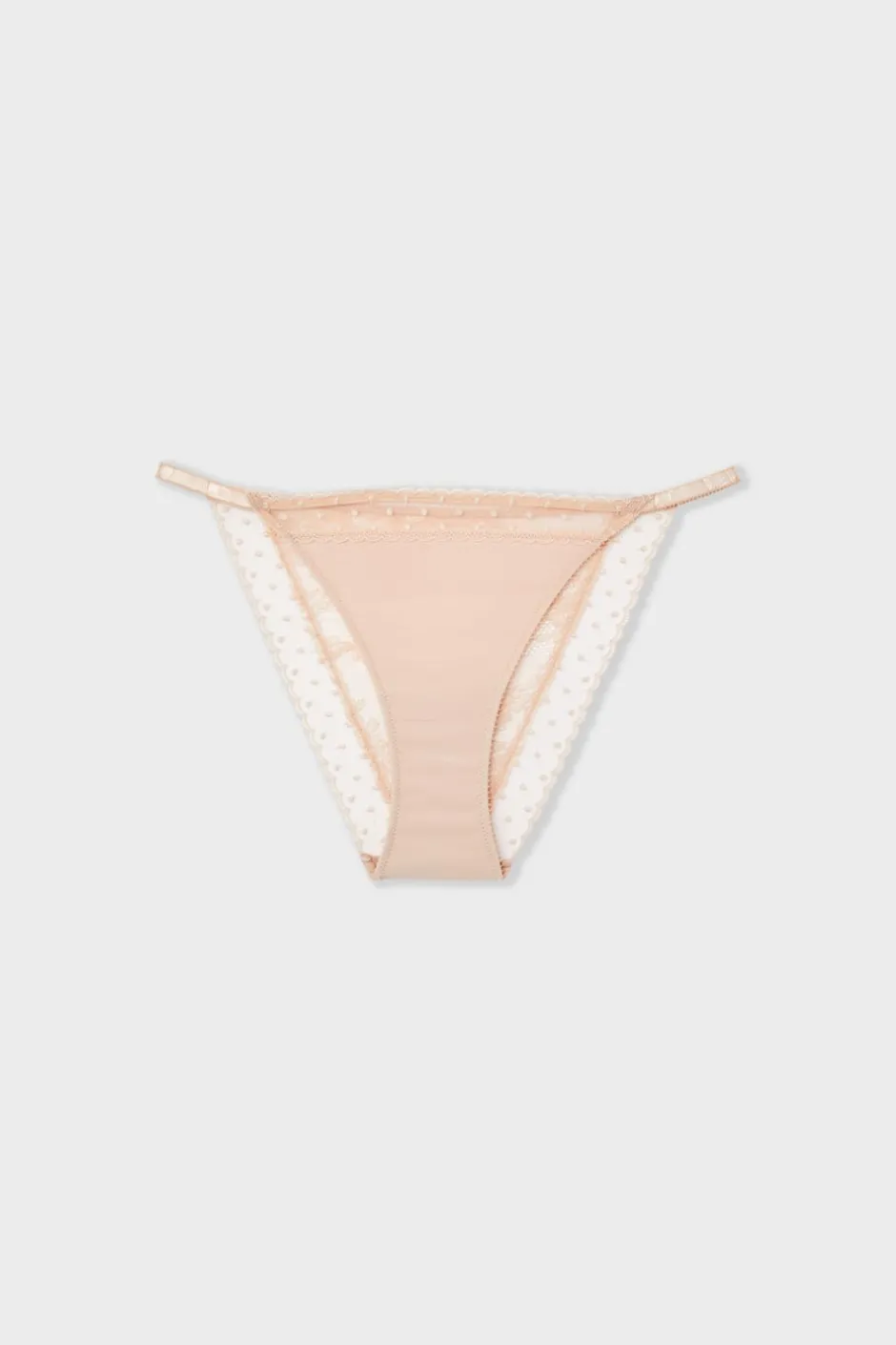ETAM Braguita|Braga bordada rosa nude