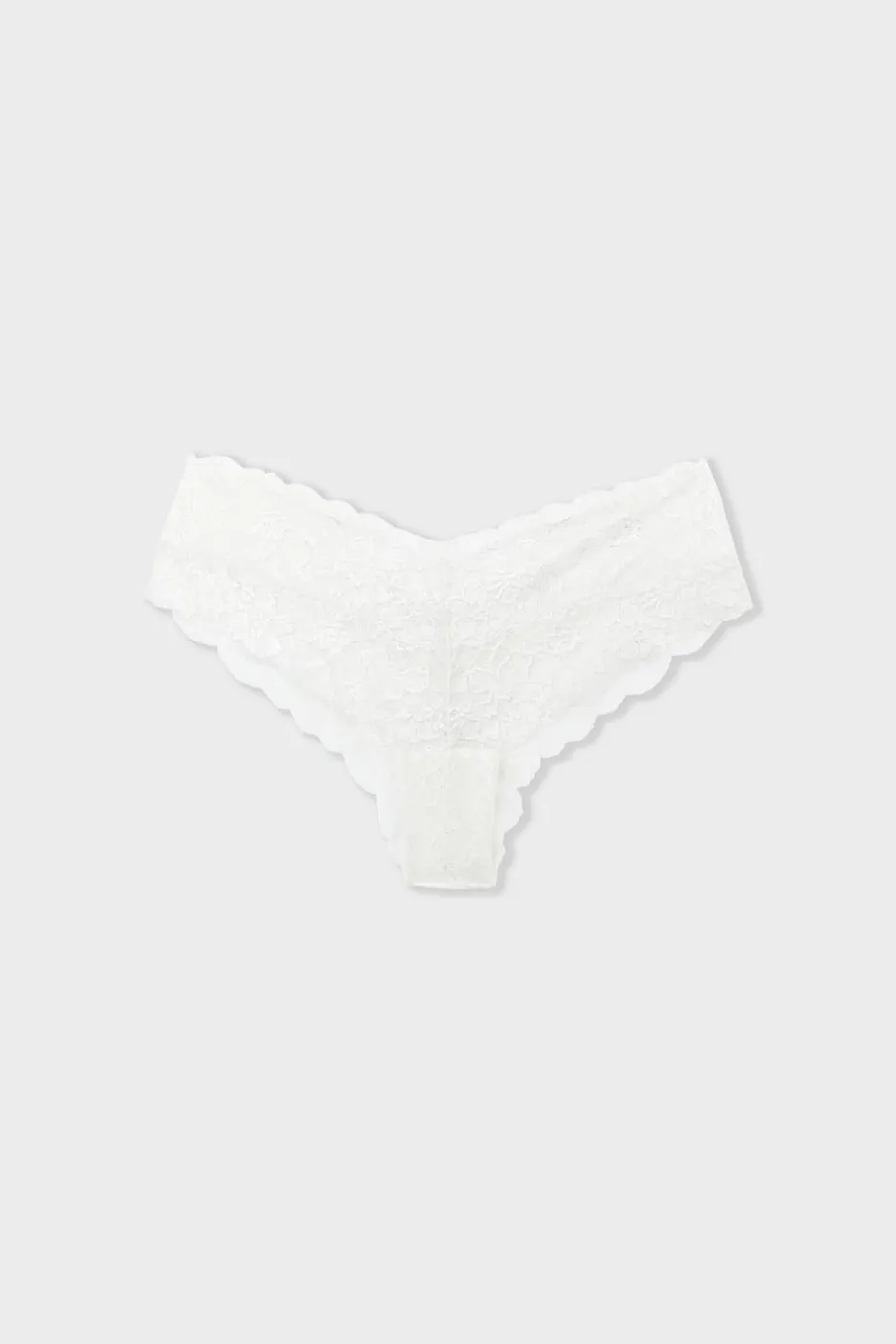 ETAM Braguitas Encaje|Brasileña|Braga brasileña con forma de V en encaje PERLA