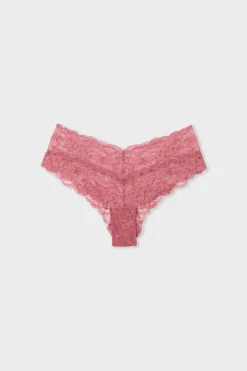 ETAM Braguitas Encaje|Brasileña|Braga brasileñas en forma de V de encaje BLUSH