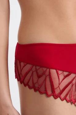 ETAM Brasileña|Braga culotte con bordado ROJO