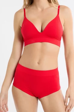 ETAM Culotte|Braga culotte de cintura alta ROJO