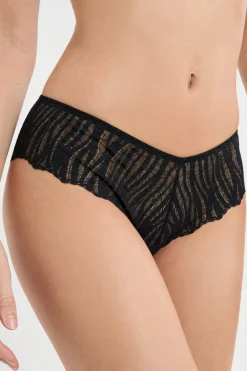 ETAM Braguitas Encaje|Culotte|Braga culotte de encaje NEGRO