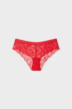 ETAM Braguitas Encaje|Culotte|Braga culotte de encaje ROJO