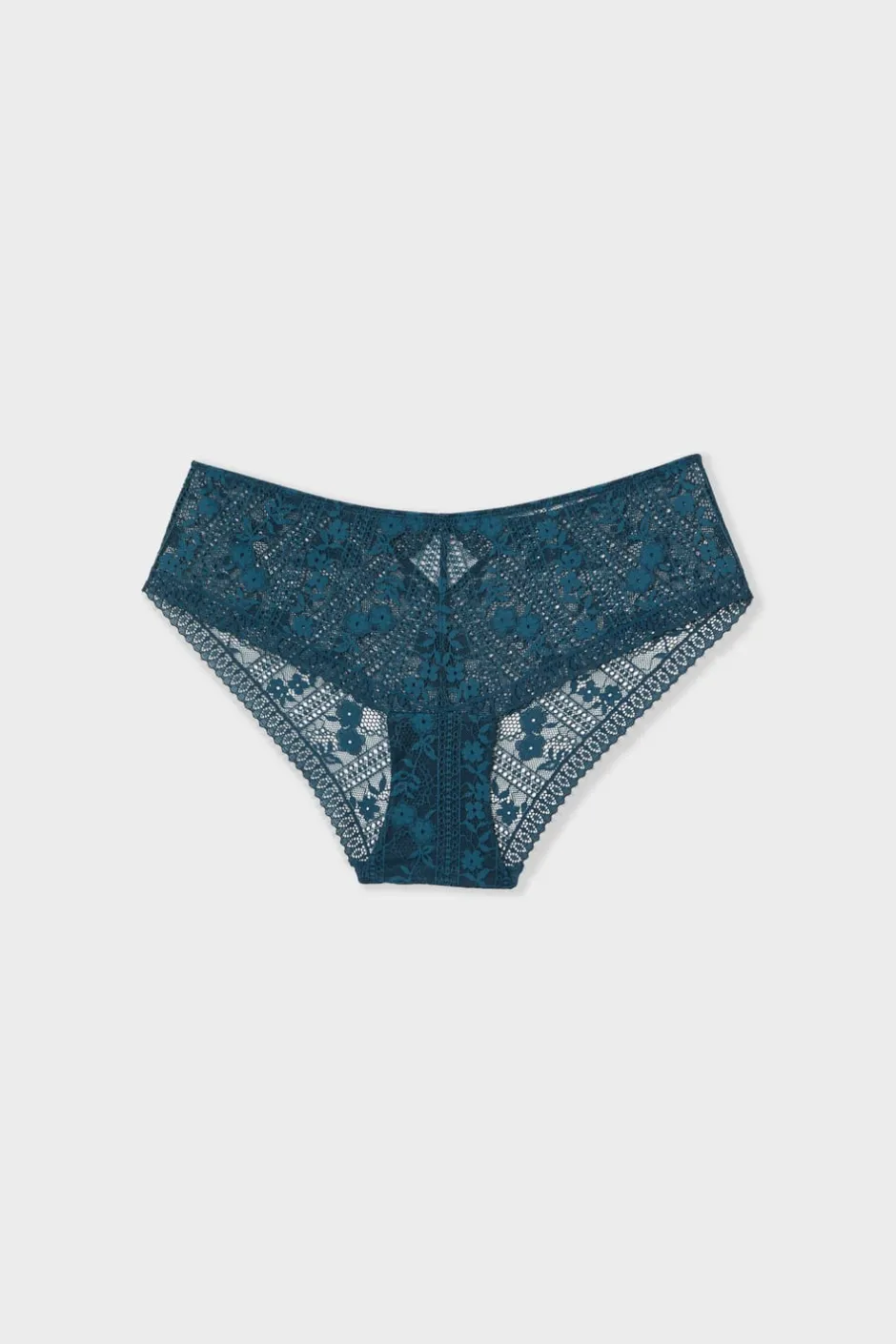 ETAM Braguitas Encaje|Culotte|Braga culotte de encaje AZUL TINTA