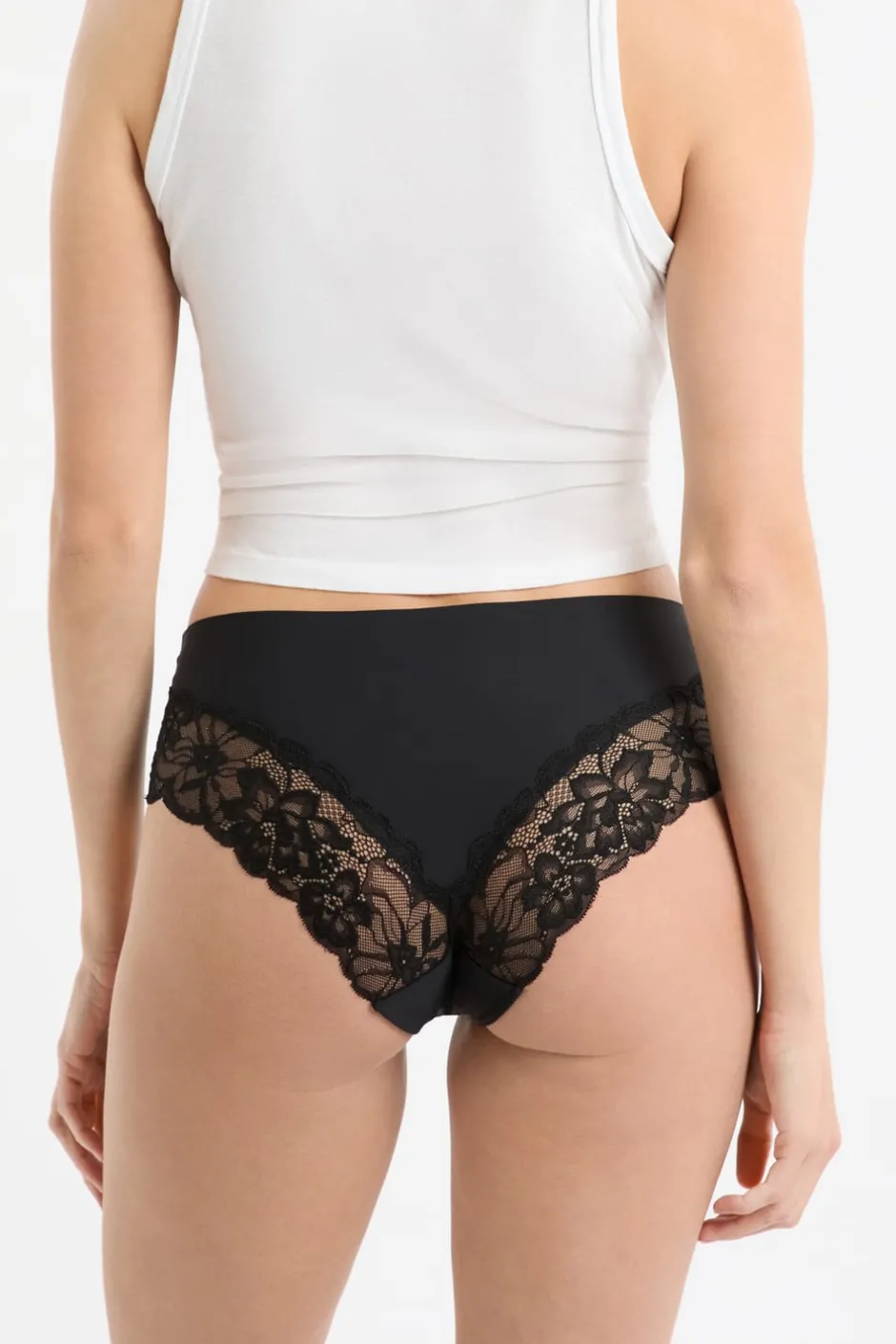 ETAM Culotte|Braguitas Party|Braga culotte de microfibra arena