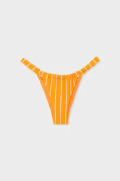 ETAM High Leg|Brasileñas|Braga de bikini brasileña a rayas IMP FD NARANJA