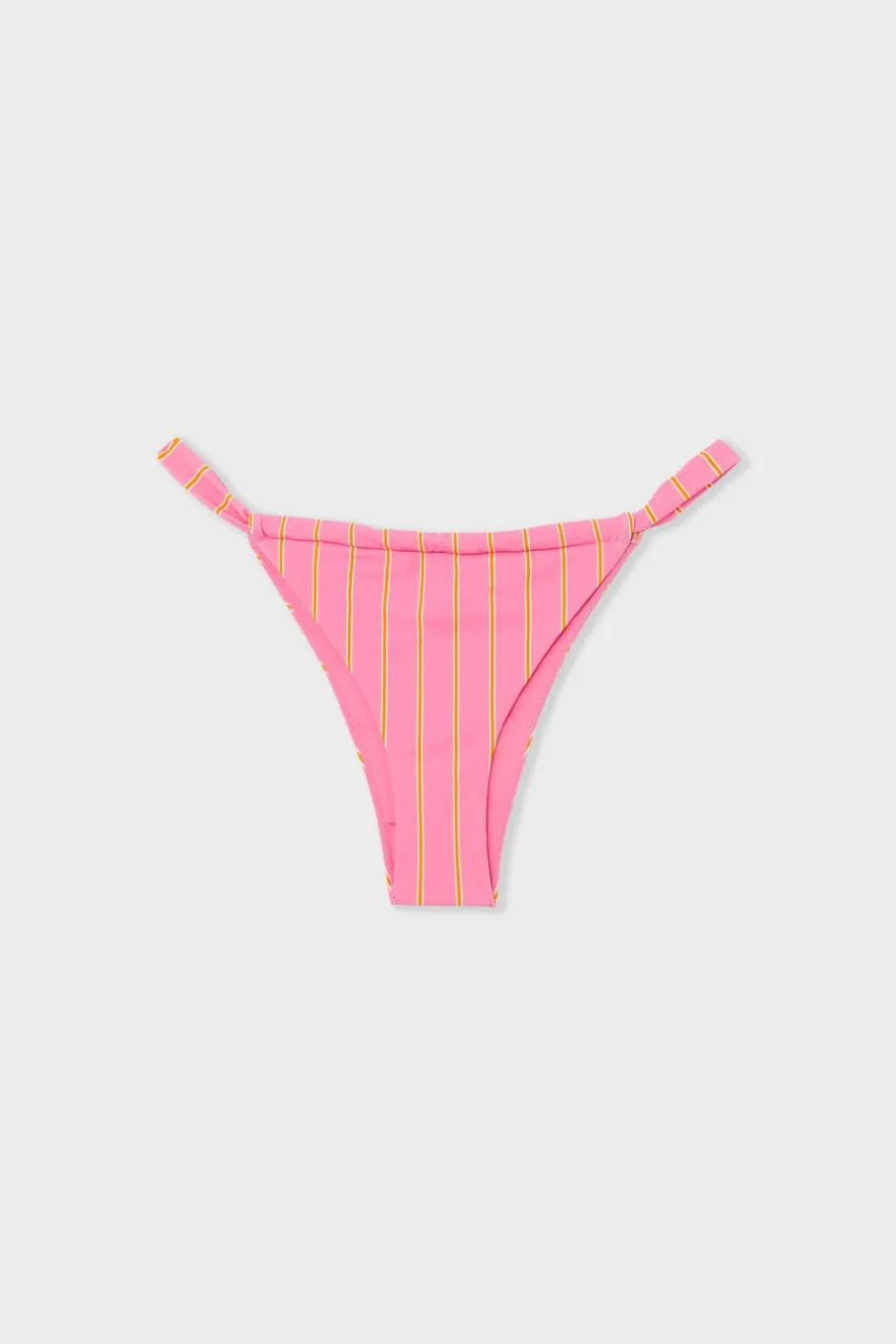 ETAM High Leg|Brasileñas|Braga de bikini brasileña a rayas IMP FOND ROSA