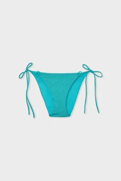 ETAM Anudadas|Bikini|Braga de bikini con cordones AZUL VERDOSO