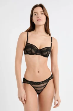 ETAM Braguitas Encaje|Braguita|Braga de encaje NEGRO