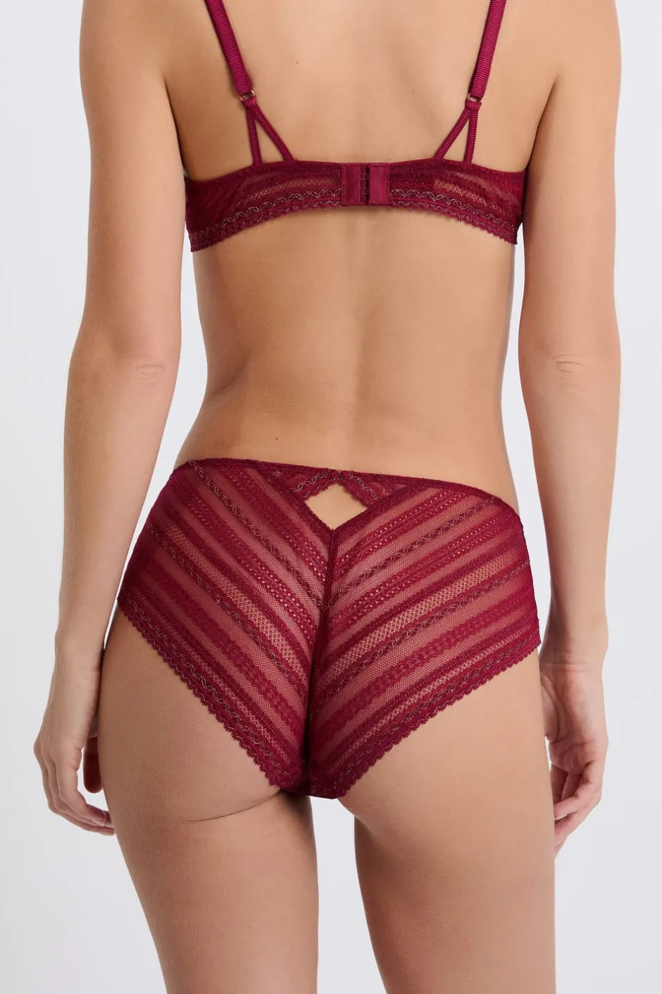 ETAM Culotte|Braguitas Encaje|Braga de encaje BURDEOS GRANATE