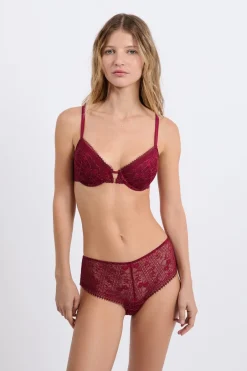 ETAM Culotte|Braguitas Encaje|Braga de encaje BURDEOS GRANATE