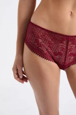 ETAM Culotte|Braguitas Encaje|Braga de encaje BURDEOS GRANATE
