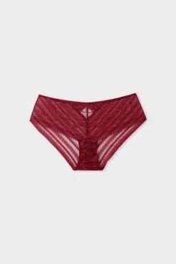 ETAM Culotte|Braguitas Encaje|Braga de encaje BURDEOS GRANATE