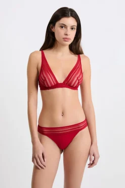ETAM Braguitas Encaje|Braguita|Braga de encaje ROJO