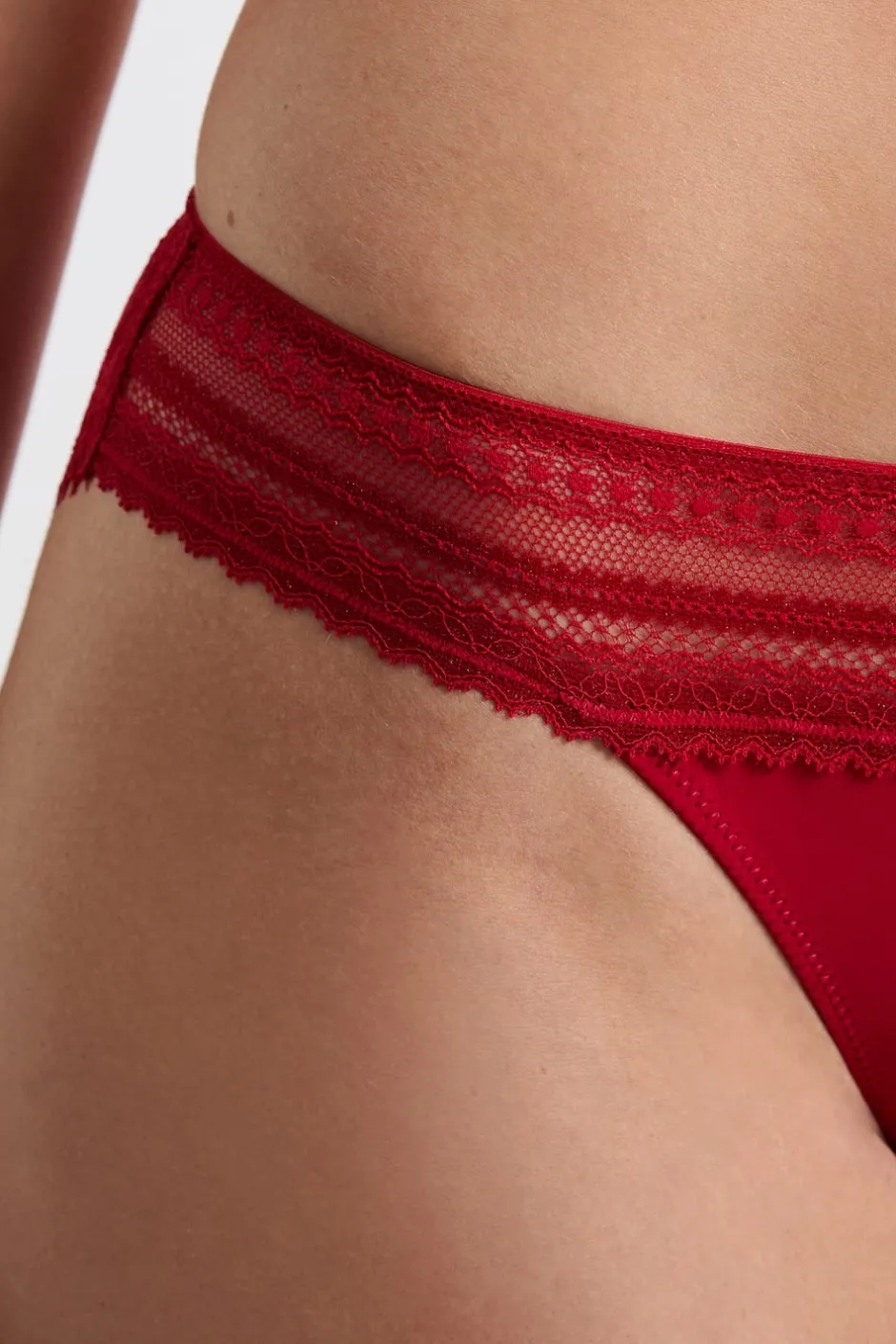 ETAM Braguitas Encaje|Braguita|Braga de encaje ROJO