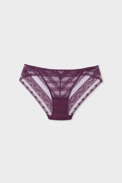 ETAM Braguitas Encaje|Braguita|Braga de encaje MORADO
