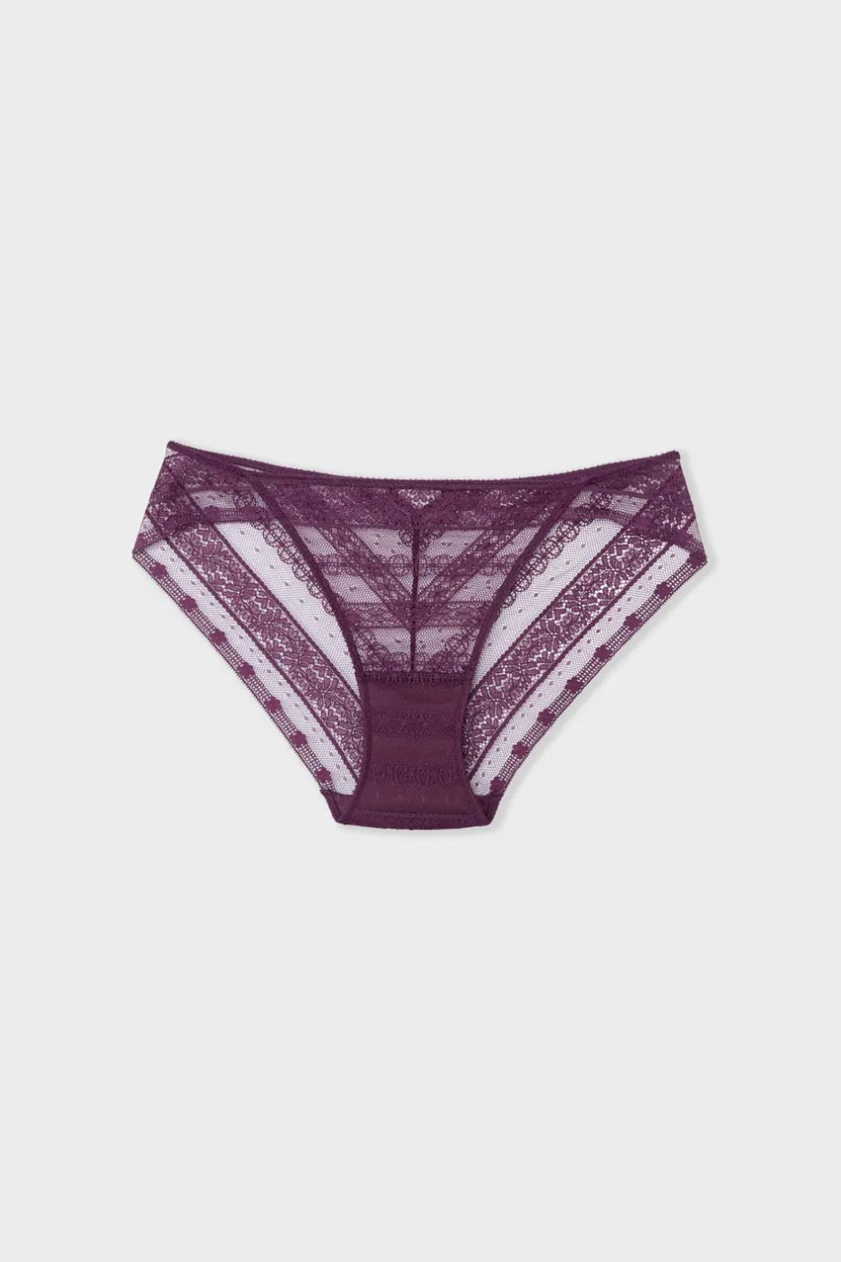 ETAM Braguitas Encaje|Braguita|Braga de encaje MORADO