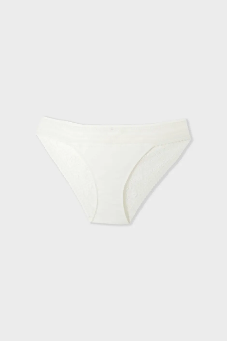 ETAM Braguitas Novias|Braguitas Encaje|Braga de encaje y microfibra crudo
