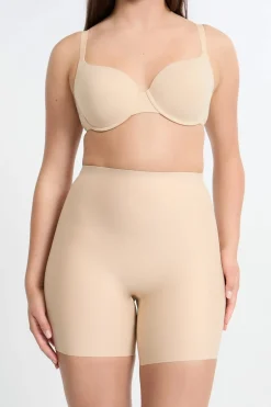 ETAM Culotte|Braguitas Moldeadoras|Braga especial con escote pronunciado y gran sujeción BLANCO ROTO