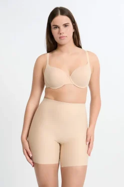 ETAM Culotte|Braguitas Moldeadoras|Braga especial con escote pronunciado y gran sujeción BLANCO ROTO