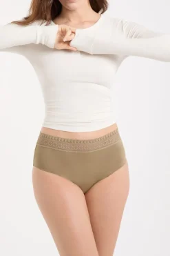 ETAM Culotte|Braga menstrual - Flujo abundante C.KAKI