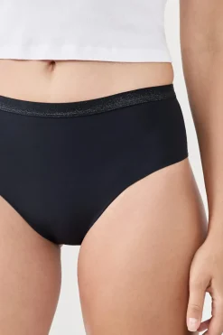 ETAM Culotte|Braguitas Menstruales|Braga menstrual - Flujo abundante NEGRO