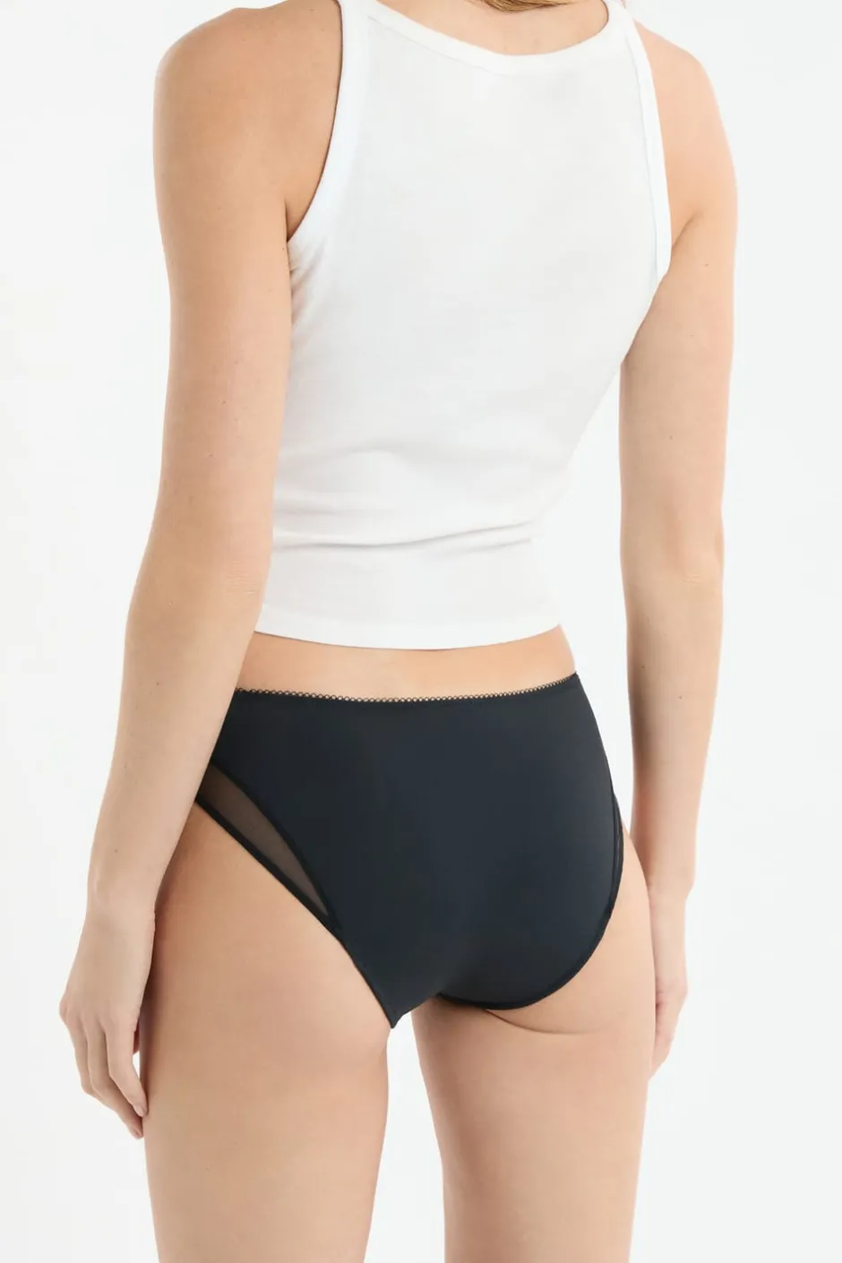 ETAM Braguita|Braguitas Menstruales|Braga menstrual - Flujo medio NEGRO