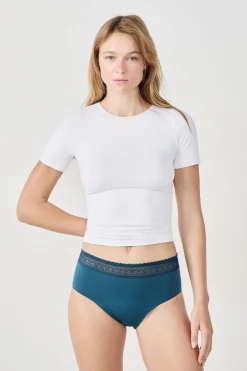 ETAM Culotte|Braguitas Menstruales|Braga menstrual de algodón - Flujo abundante TINTA