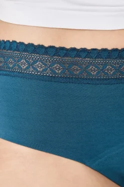 ETAM Culotte|Braguitas Menstruales|Braga menstrual de algodón - Flujo abundante TINTA