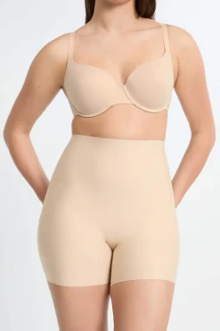 ETAM Braguitas Moldeadoras|Talle Alto|Braga moldeadora - Sujeción fuerte C.BEIGE