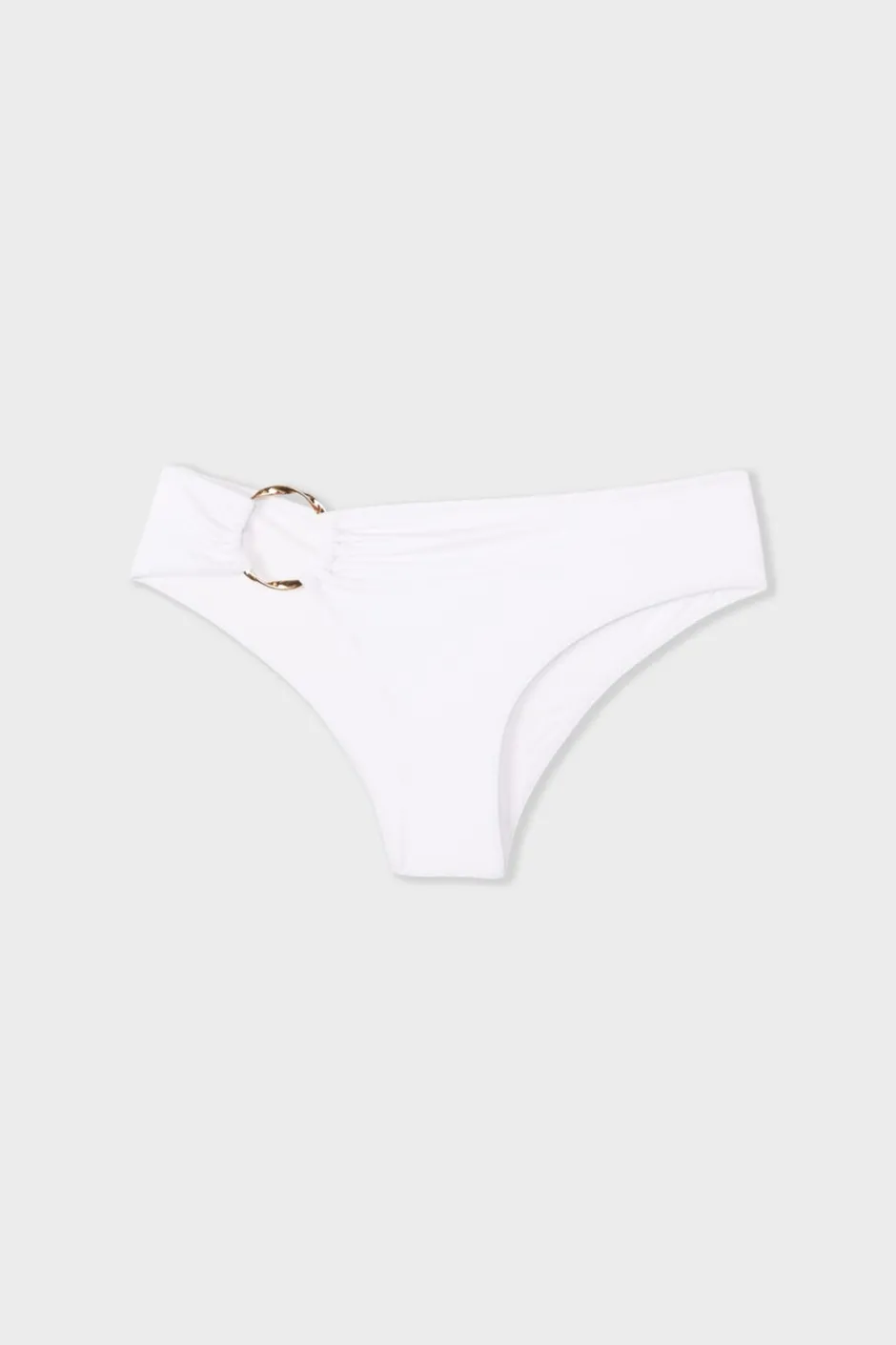 ETAM Hipster Y Shorty|Braguita bikini hipster detalle de anilla BLANCO